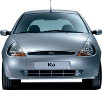 Ford Ka Ausstellfenster hinten Front- und Seiten-Airbag für Fahrer und Beifahrer Kopfstützen vorn und hinten, höhenverstellbar Rücksitzlehne, umklappbar, ½ zu