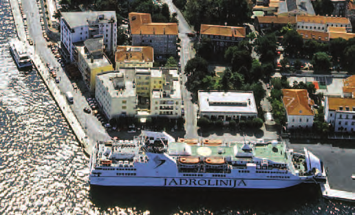 Internationale linie Ancona Zadar Linie 51 2. 6. 3.07. und 8. 9. 27. 09. Mo. 22:00 Mi. 22:00 *Fr. 22:00 Zadar Mi. 07:00 Fr. 07:00 So.
