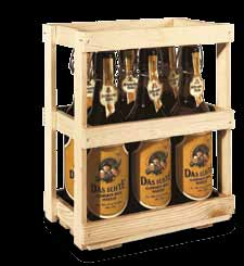 ) 1 4 12,70 Holzsteige für Bier aus feinem Fichtenholz  Art.Nr.
