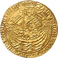 1253 1254 1253 1253 Henry V. 1413-1422. Noble, London.