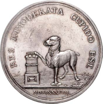 Medaille 1688, von Smeltzing.
