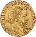 1283 -Neapel 1283 Philipp II. 1554-1556-1598. Scudo d'oro o.j.