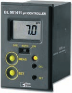 Für die Dauerkontrolle des ph Wertes BL 981411-0 Mini-pH-Einbauregler mit Dosierrelais Kleinen Gehäuses kann dieser Mini-pH-Regler flexibel und platzsparend eingebaut werden.