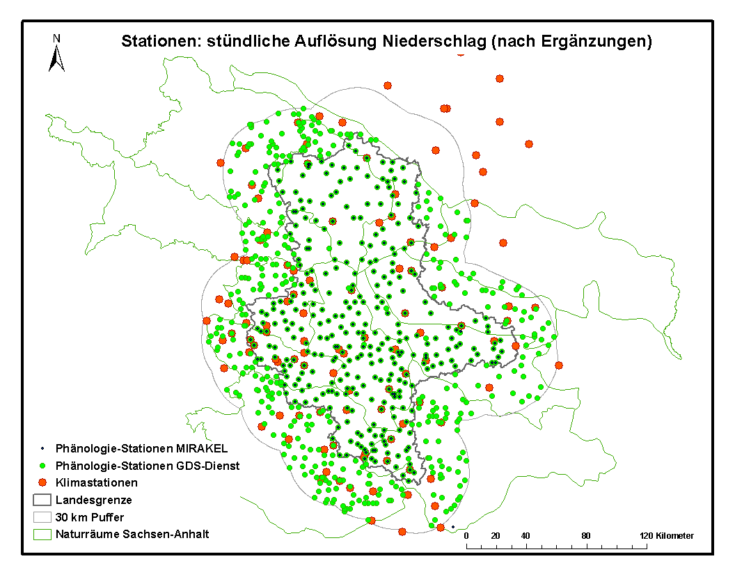 Anhang G Phänologische Datenbasis ist, werden in den Analysen beide Naturraumgruppen getrennt aufgeführt.