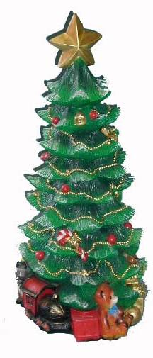 Gastronomiedekoration sowie im 60 cm hoch 24882 Weihnachtsbaum Figur Vollständig aus Resin