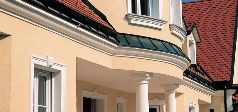Austrotherm Fassadenprofile Fassadengestaltung mit Profil Das Äußere ist Ausdruck und Vermittler unserer Werte. Die Fassade eines Hauses steht für Wohn qualität und Lebens freude.