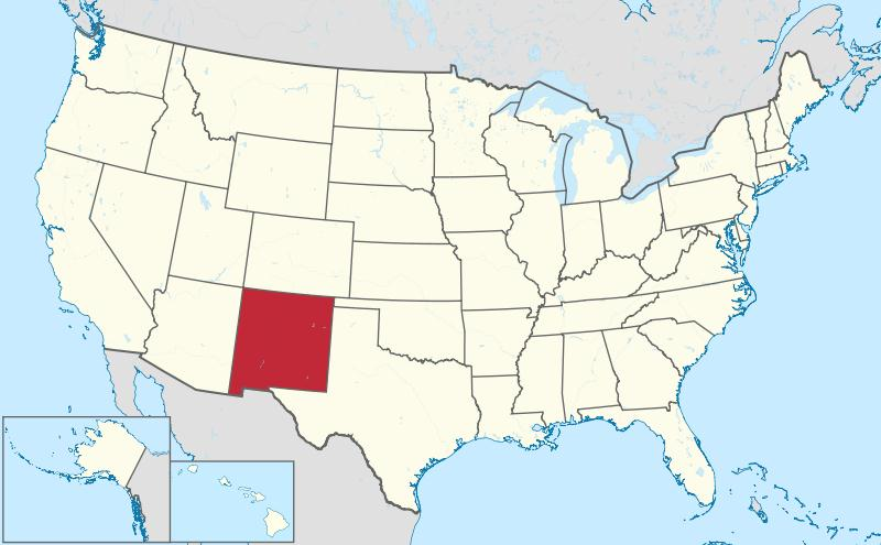 Nachbarstaaten sind Utah, Colorado, Oklahoma, sowie Texas und Arizona. Im Süden befindet sich eine recht kurze Grenze zu Mexiko.