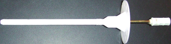 Isolierplattendübel Ø 8 mm mit Stahlnagel und kunststoffumspritztem Kopf (ETA-Zulassung) Mit Stahlnagel und Kunststoffkappe Tellerdurchmesser 60 mm KS895