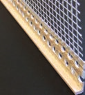 Anputzleiste mit Gewebe für Fensterbänke PVC-Abschlussprofil 6 mm PLS200GF Breite [mm] 3