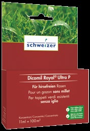 Hirse Moos Milltox Royal 1 Mal streuen = 3 Monate Ruhe Die Versicherung gegen Hirse und andere einjährige Unkräuter. Wirkt vorbeugend bekämpft Hirse und Unkräuter sobald sie keimen.