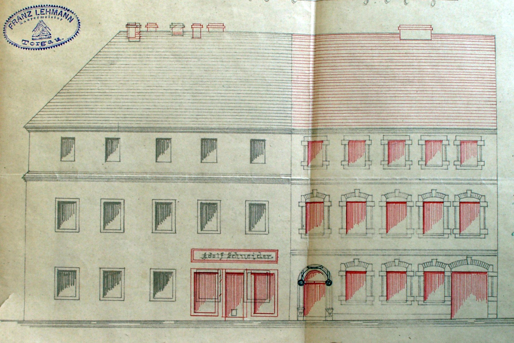 5. Restauratorischer Vergleich polychromer Bauplastik des 16. Jahrhunderts S. 94 1896 neugebauten Nachbarhauses am Fleischmarkt. Des Weiteren ließ er einen Laden einbauen. Bis zum Anfang des 20.