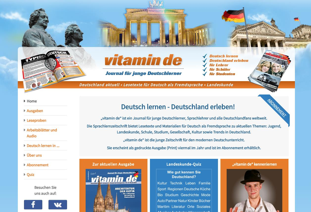 vitamin de online Website: www.vitaminde.