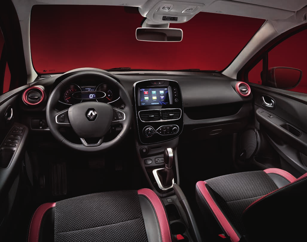 Qualität, die man täglich spürt Im überarbeiteten Innenraum empfängt Sie der Renault Clio mit hochwertigen Materialien und einer kompromisslosen