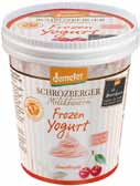Nr. 694: Frozen Yogurt, 125ml Becher, Schrozberger Art.Nr. 690: Frozen Yogurt Himbeer, 65ml Stieleis, Schrozberger SAISONEINLISTUNGEN Art.Nr. 597: Schoko-Riese Mandel, IceCream Factory (ersetzt Art.