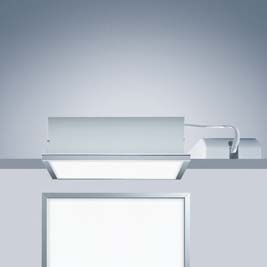 min. 10 mm LIGHT FIELDS LED mini Einbauleuchten LIGHT FIELDS LED Mini E 300 Einbau halogen Kompakte LED-Deckeneinbauleuchte Leuchteneffizienz von über 40 lm/w mit Farbtemperatur 4000 K und über 35