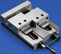 Precision vice with 0,005 mm Backenhöhe - Jaw height mm 38 Länge x Höhe - Length x Height mm 270x78 Gewicht ca. kg - Weight approx. kg 10 PSK-O ohne Spindel Typ 735-10 - without spindle Id.-Nr.