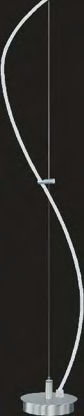 Serie ALEA Pendelleuchten H. 1,50 m Schirme H. 0,13 m Oben Glasfaserabdeckung Unten Acrylglasabdeckung 945633-01 Ø 0,50 m 946463-91 Ø 0,60 m 3 x E27 max.