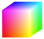 Interpolating colors 3 x 8 bit