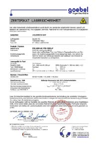 hervorragende Wert der maximalen Schutzgrenzbestrahlung von 5,45 MW /m² erreicht.