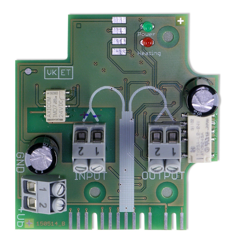 6.2 Integriertes Netzteil (Option) siehe, Kapitel 4.4 Anschlussbelegung Gehäuseunterteil mit integriertem Versorgungsnetzteil 100...240V AC (Option V01) 6.3 Ethernetmodul (Option) siehe, Kapitel 9.