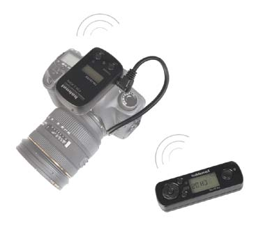 Bilora IR-Auslöser SLR- und Kompaktkameras kabellos auslösen, aus bis zu 10 m Ent fernung.