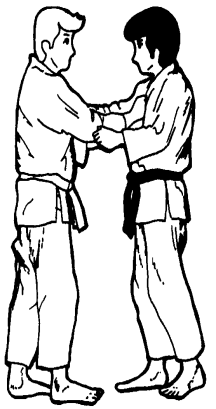 肩車 Kata guruma Gerader Angriffsdruck Verteidigung: Körper strecken, wenn Tori auflädt. Richtiges Abstützen an Toris Rücken Hanelt, 12.