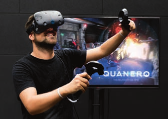 42 Das von FH-Studierenden entwickelte Virtual-Reality-Spiel Quanero begeistert die Game-Szene.