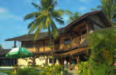 Hausriff und Spa sind vorhanden; Buchbar über www.rcf-tauchreisen.de Eldorado Beach Hotel Das Resort liegt außerhalb von Dumaguete.