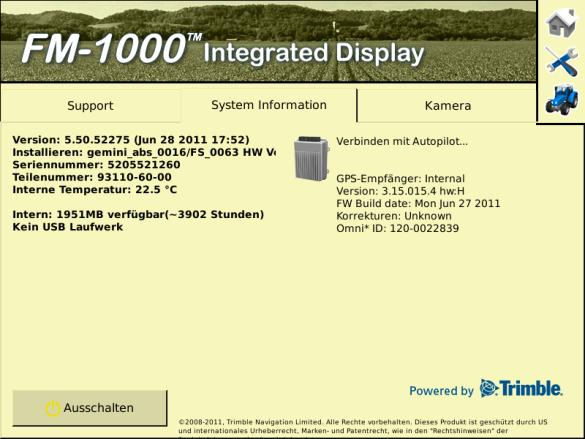 6. Software aktualisieren Um einen ordnungsgemäßen Betrieb gewährleisten zu können, ist es wichtig stets die aktuellste Firmware auf dem System zu haben. 6.1 FM 1000 1.