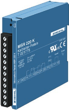 Kaltleiter-Relais Typ MS(R)220K 1-fach MS220K Das MS220K ist eine besonders kostengünstige Standard- Ausführung in einem 22.5 mm breiten Gehäuse mit vertikal angeordneten Klemmen.