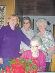 Die Gratulanten dankten dem Geburtstagskind auch für die vielen Jahre aktiver Mitarbeit im Pensionistenverband.