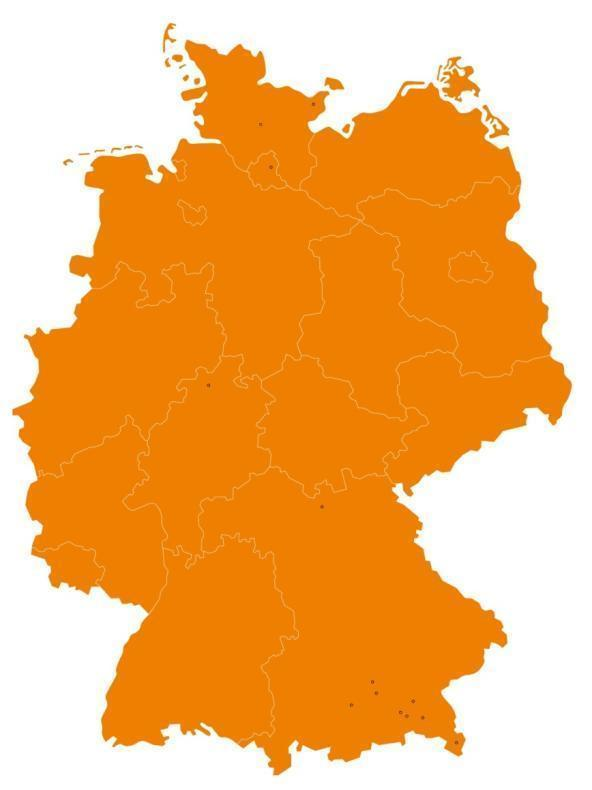 Die betreibt Kliniken an 16 Standorten in Bayern, Hamburg, Hessen und Schleswig-Holstein Bad Bramstedt Neustadt Hamburg Eilbek Bad Arolsen (Große Allee und Hofgarten) Bad