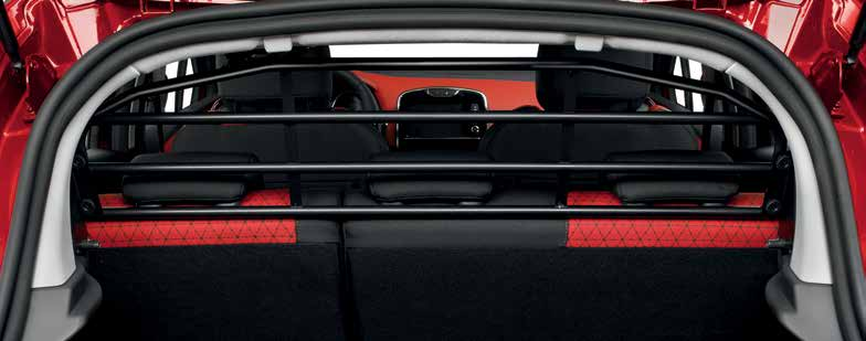 Komfort und Innenraum 06 Trenngitter Bietet eine sichere und komfortable Abtrennung zwischen Kofferraum und Innenraum.