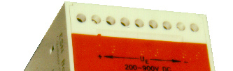 Elektronisches Impulsrelais Typ 8597 für Spannungen 200-900 V DC 8597 Beschreibung Das elektronische Impulsrelais Typ 8597 dient als Verbindungsrelais (Schnittstelle) zwischen der Spannungsversorgung