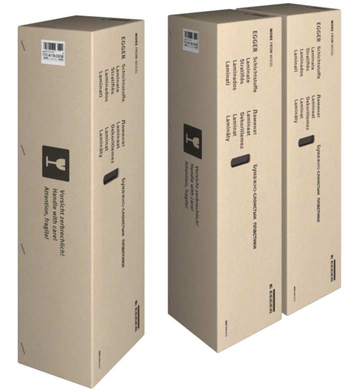 Abdeckplatte Kunststoffband Folie Schichtstoffe Schonplatte Holzpalette Abbildung 2 Die Kartonverpackung wird für Kleinstmengen und für Lieferungen per Paketdienst genutzt (siehe Abbildung 3).
