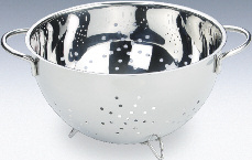 Siebe, Seiher, Schüsseln Edelstahl rostfrei / stainless steel Rundschüssel, mit 2 Griffen mixing bowl with side-handles bol