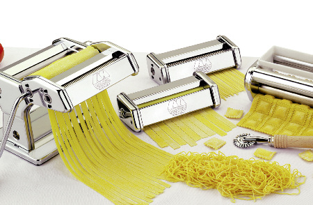 08 0151 12 00 EAN pasta machine machine à nouilles macchina per pasta máquina pastas pastamachine L / B / H cm inch 19,0 x 12,4 x 13,0 7 1 2 x 5 x 5 geeignet für Lasagne, Fettuccine &