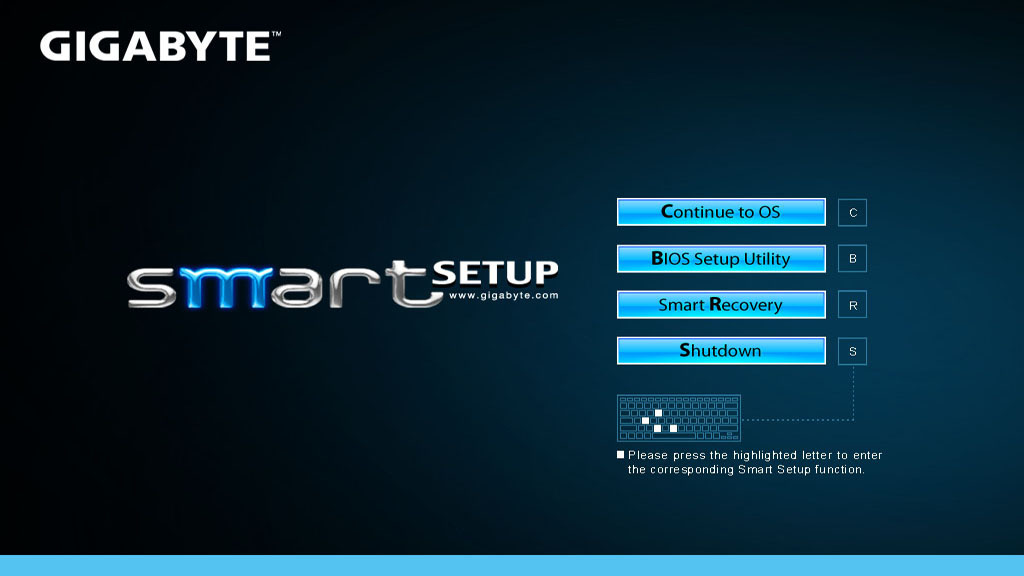 6 GIGABYTE Smart Manager : GIGABYTE-Softwareanwendung Sie können den Smart Manager von GIGABYTE aktivieren, indem Sie die Verknüpfung auf dem Desktop doppelt anklicken (sofern das Betriebs system bei