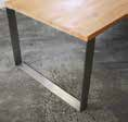 - Schritt 2: Wählen Sie aus 3 verschiedenen Tischplattenvarianten in 3 Holzfarben und zwar alle preisgleich: Straight - glatte Oberfläche, gerade Kante Tree - used Oberfläche, organische Kante Rough