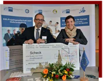 des Projektes EUROJOB-Viadrina Verbesserung der Berufs- und Bildungsperspektiven und der Mobilität in den Euroregionen Pro Europa Viadrina und Spree-Neiße-Bober (Leadpartner: IHK-Projektgesellschaft