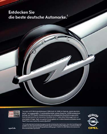 Erfolgsfaktor Produkt Opel Insignia: Auto des Jahres 2009 Einsatz zukunftsweisender, umweltfreundlicher Technologien ecoflex -Modellstrategie