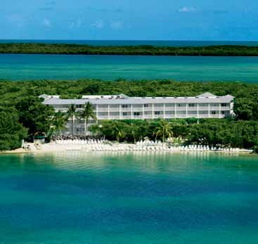 120 FLORIDA KEYS FLORIDA Hilton Key Largo Resort *** ( * ) Key Largo, 200 Zimmer Charakter Diese familienfreundliche Anlage bietet eine angenehme, lockere Atmosphäre für ein paar erholsame