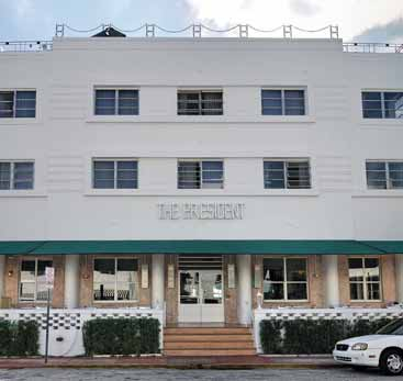 ART DECO DISTRICT, MIAMI FLORIDA 89 President Hotel *** Art Deco District, 64 Zimmer Charakter Das President befindet sich in einem Art-déco-Gebäude aus dem Jahre 1937.