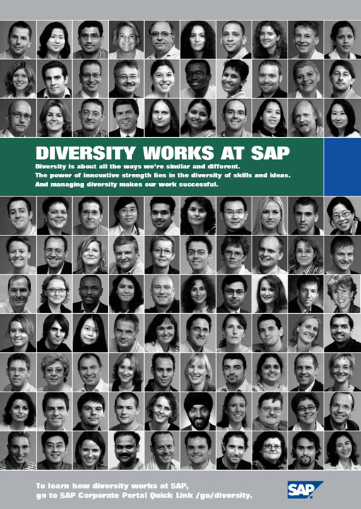 Menschen aus mehr als 100 Nationen arbeiten in unserem Unternehmen Unsere kulturelle Vielfalt ist einer der wichtigsten Gründe für unseren Erfolg Wir bei SAP sind stolz auf den Beitrag jedes