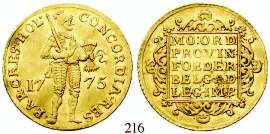 Astarte auf der ersten Münze von Gozo. Gold.