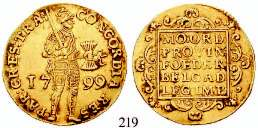 216 Dukat 1775. 3,45 g. Stehender Ritter. Gold.
