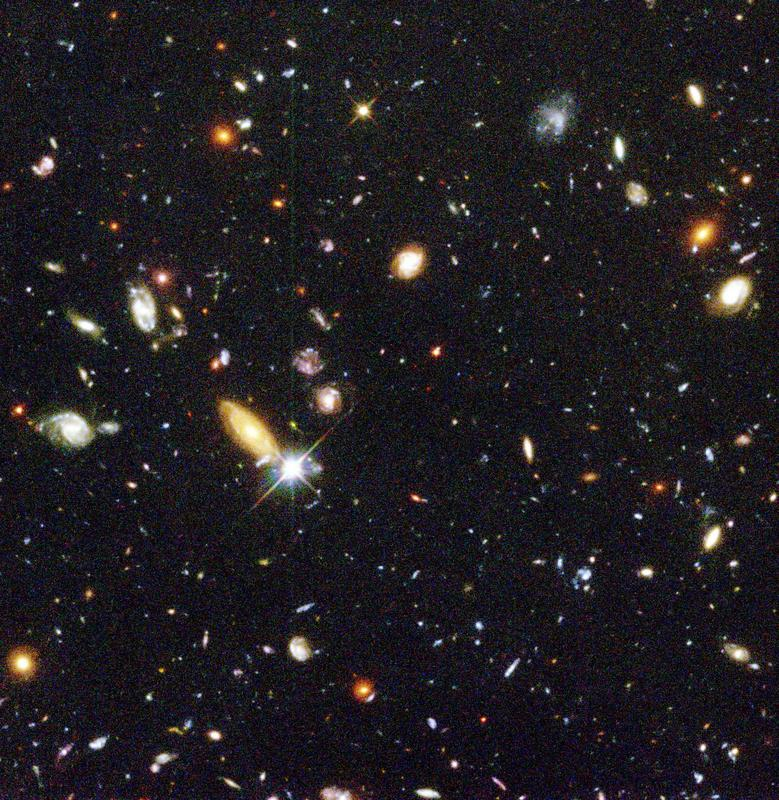 Hubble Deep Field Survey Normale Sterne Entfernungen Spektren