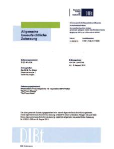 Situation WDVS nach EuGH-Urteil Neue (Bausatz-) abz für WDVS ab 2017 oder Bauartgenehmigung AbZ WDVS System Z33.