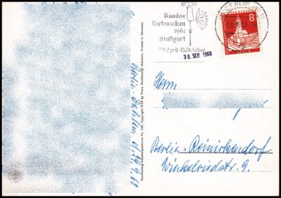 Ang_837 Briefverteilanlage Berlin 11 Beutelfahne für die Zuleitung vorverteilter Briefe an die  Wie abgebildet oder