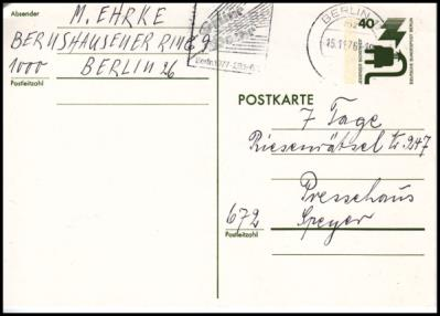 verschoben. Wie abgebildet oder ähnlich. Handbuch Automatische Briefverteilung im Postamt 1000 Berlin 11 Beleg 2.12.6.